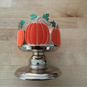 Bath and bodywork Silver velvet Pumpkin Candle Holder